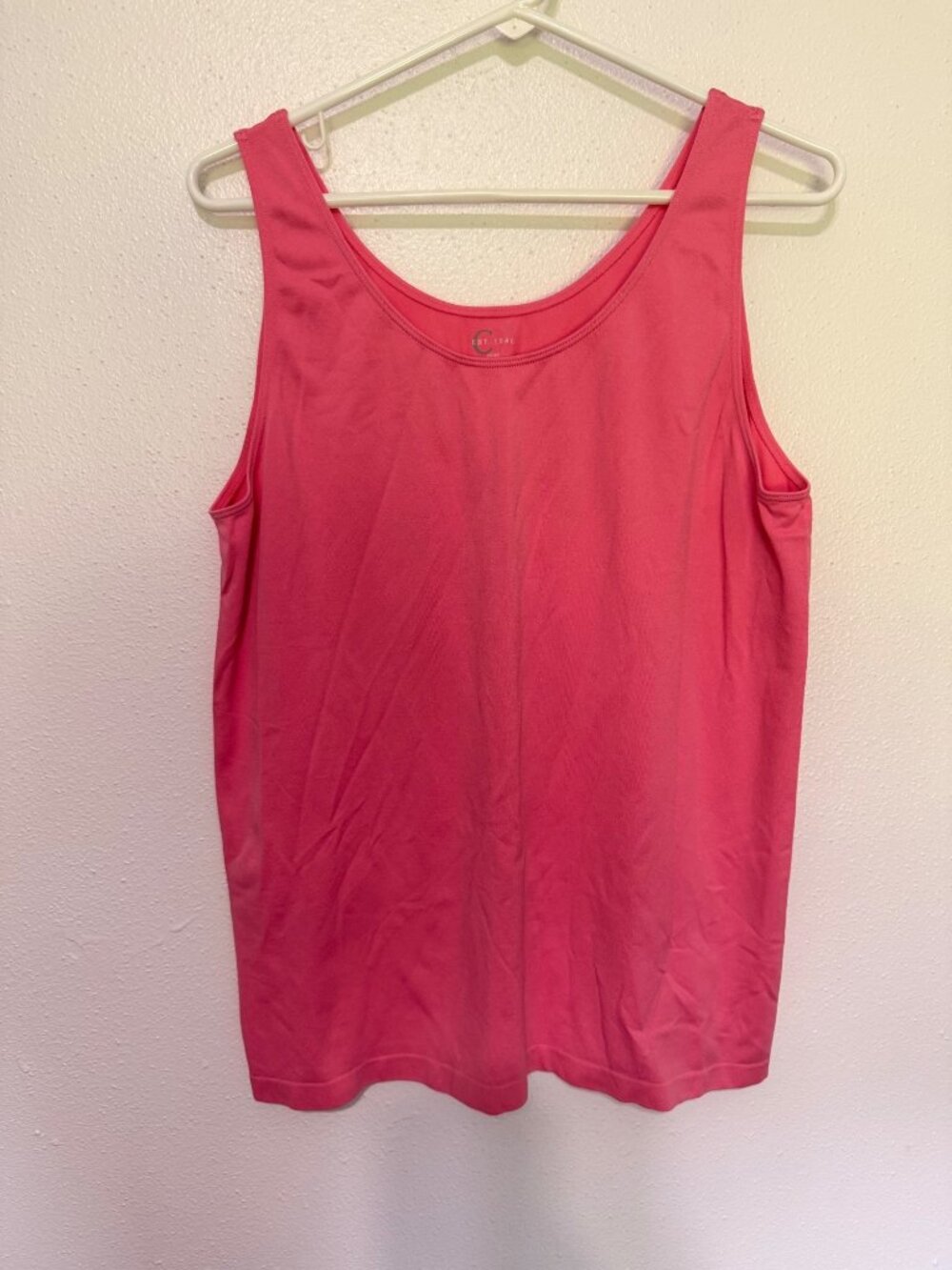 Cato Est. 1946 Tank Top Pink Basic Thicker Stretch Womans 22/24W